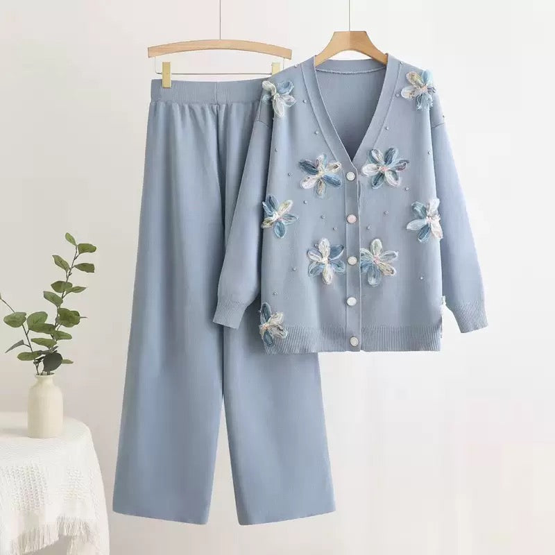 Flowery and bling set