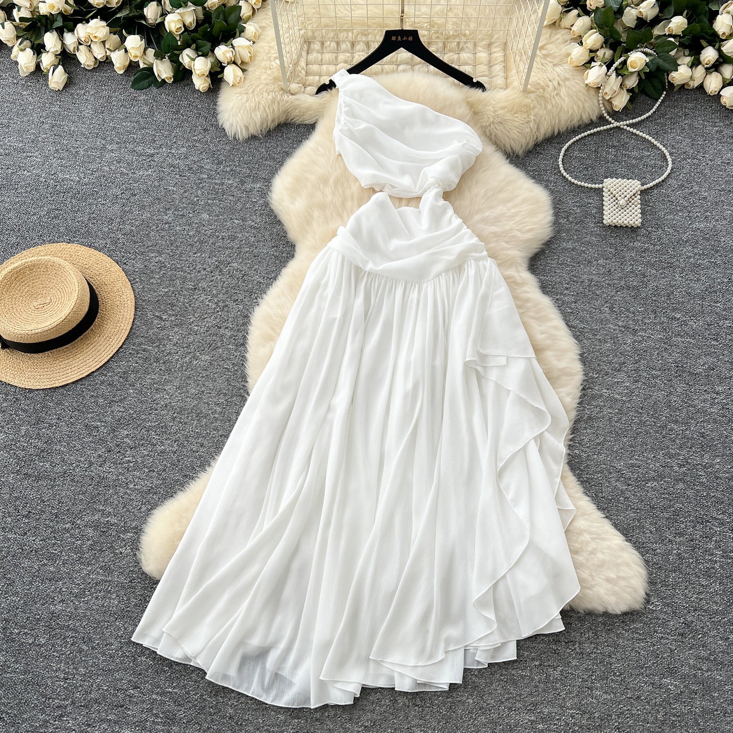 Mono strap dress