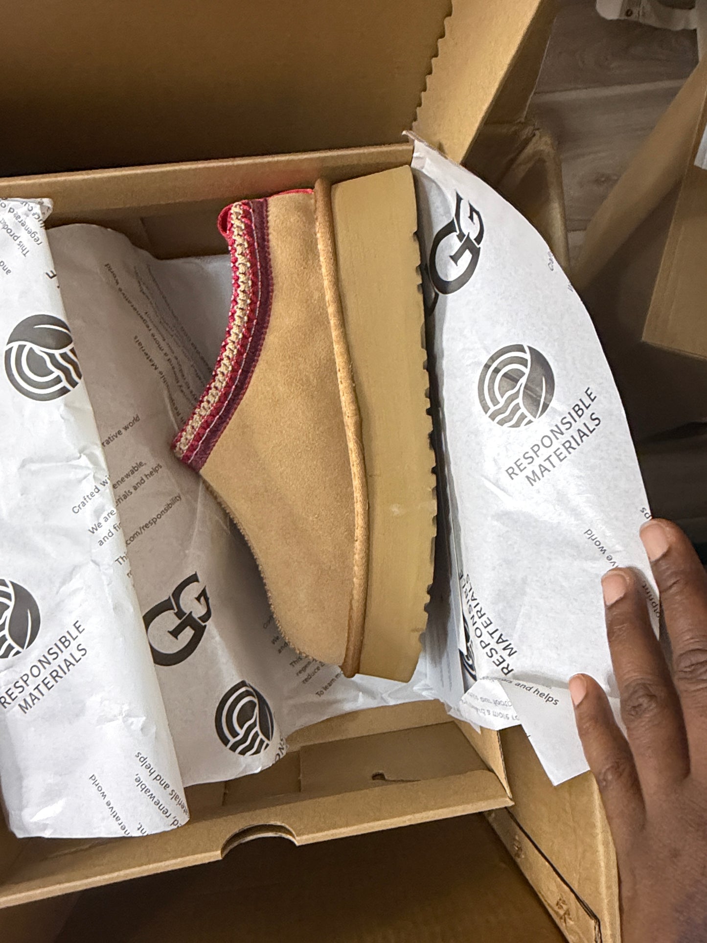 Fleece fashion shoes