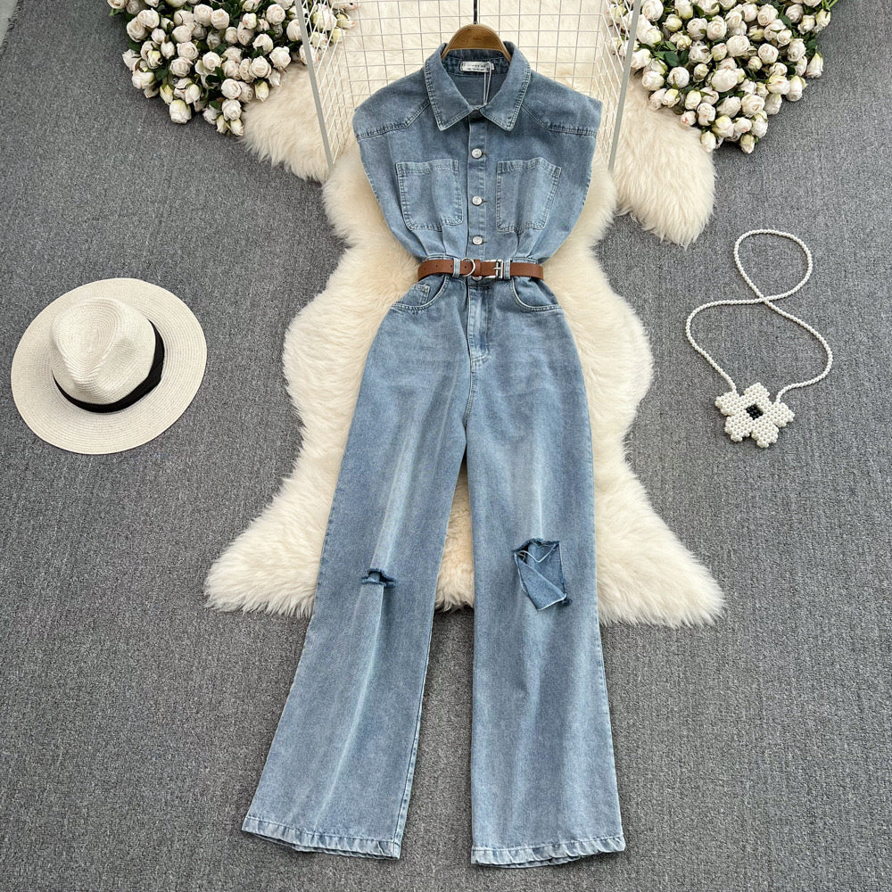 Jean jumpsuit